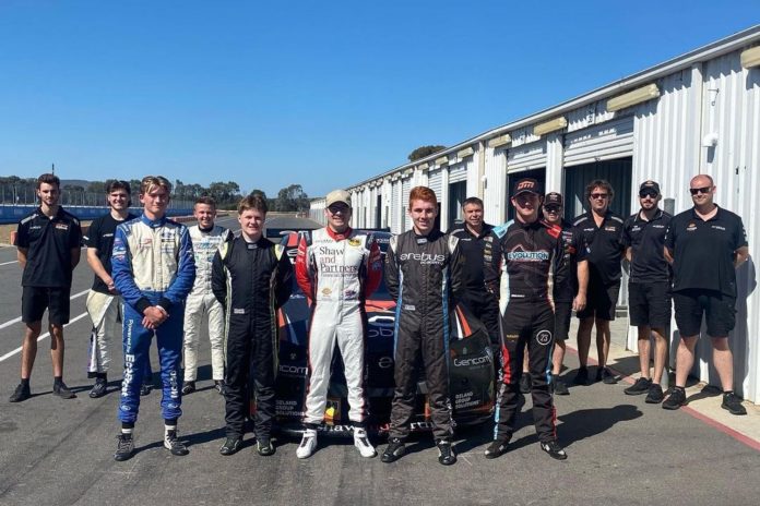 Perkins coaching young Erebus academy talent
