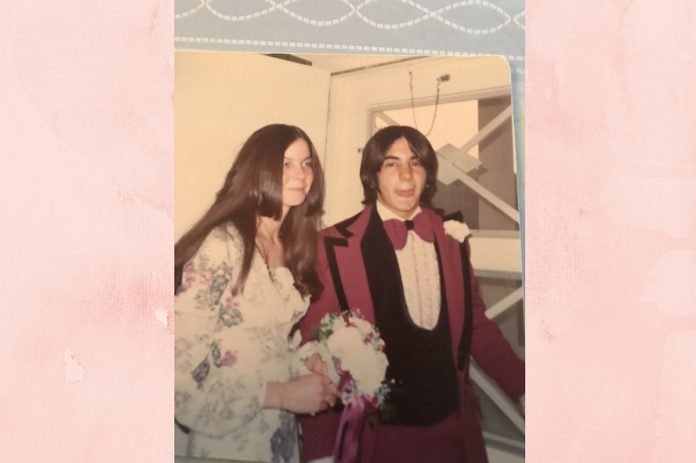 A rare photo of Dennis Malloy's prom night
