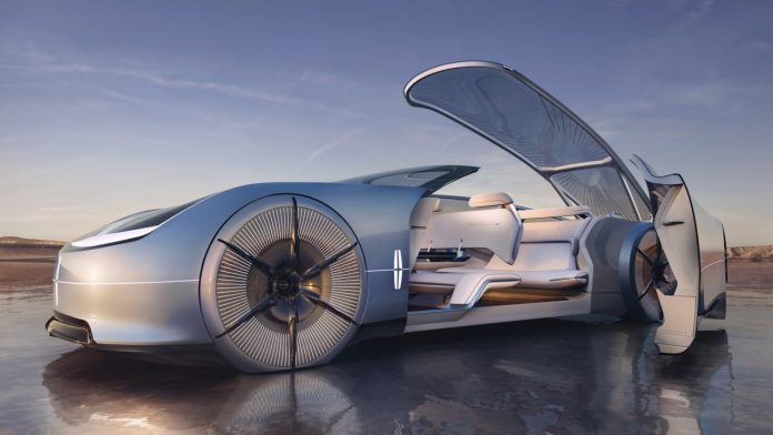 Ford's new vision for Lincoln is a sleek EV, almost as long as a limo

