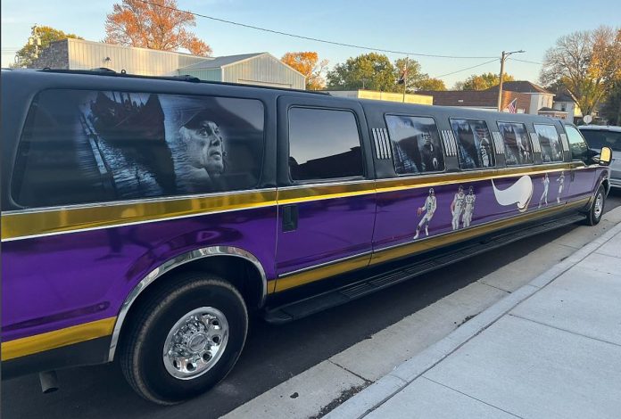 'Two Minute Tommy' Just Rolled Out A New Vikings Themed Limo
